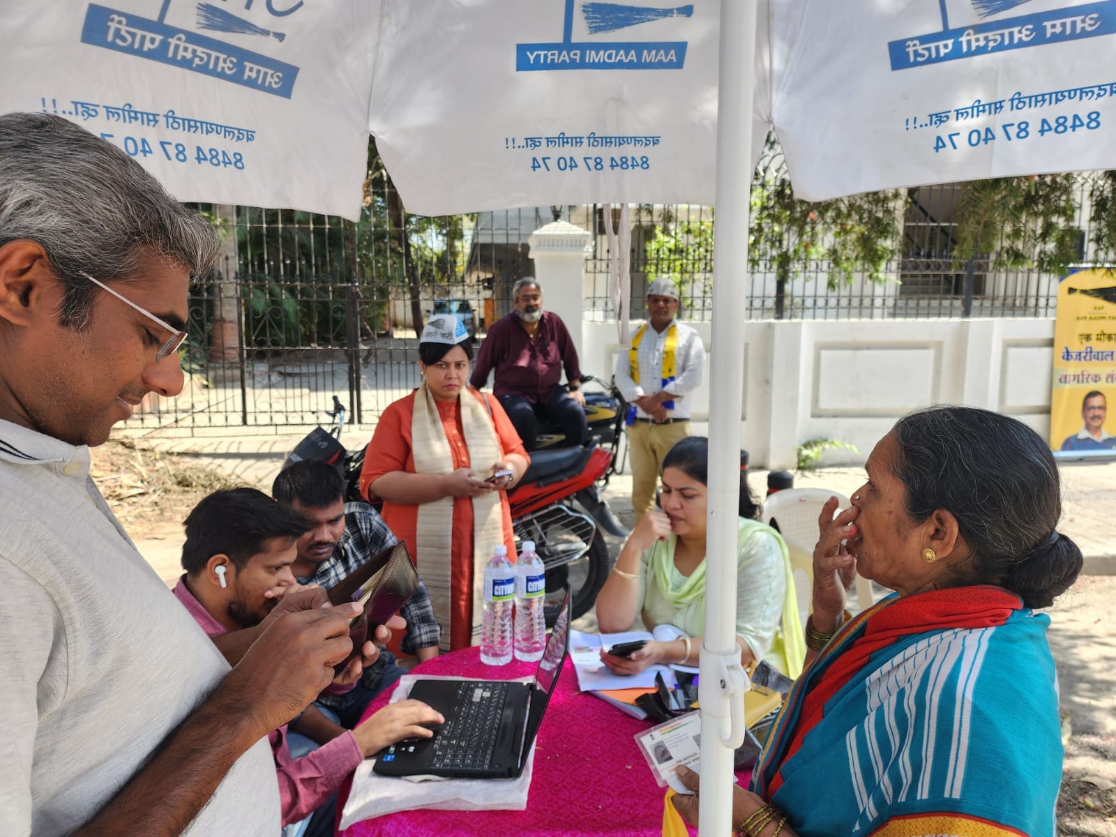 Voter registration camps